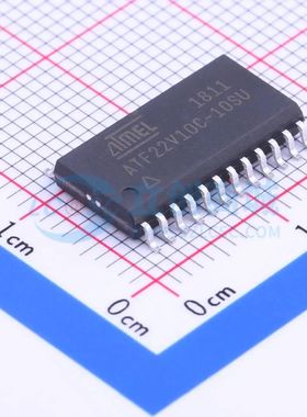 ATF22V10C-10SU SOIC-24-300mil 可编程逻辑器件(CPLD/FPGA) 全新