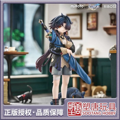 Фигурка-лезвие серии Ribose RISE UP+ Honkai Star Railroad Tiny Cat, депозит на 4 месяца