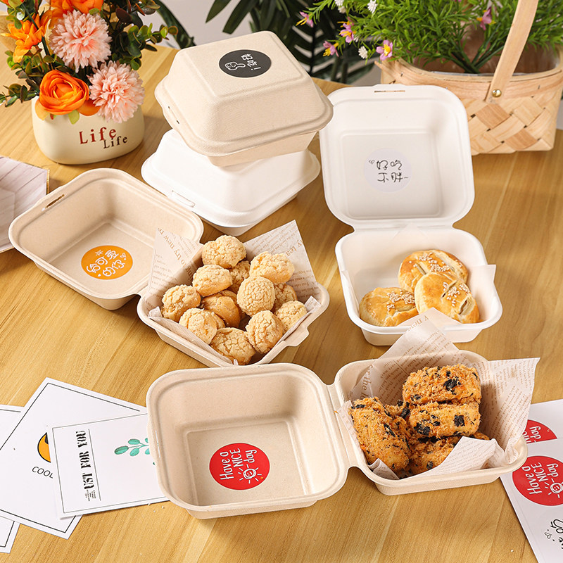 蛋糕盒一次性甜品三明治便当盒图片