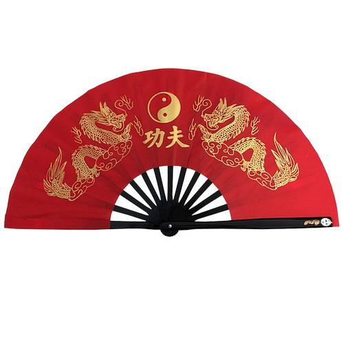 诚武双龙太极扇易开合多色可选