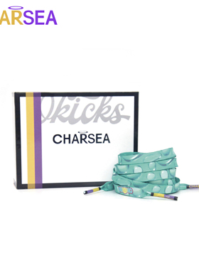 CHARSEA高贵灵魂 21ss 适配AJ1AF1原装绿水滴球鞋时尚潮流鞋带扁