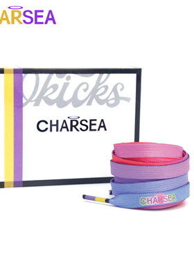 CHARSEA高贵灵魂21ss 适配AJ1AF1原装球鞋夜宴时尚潮流鞋带扁女款