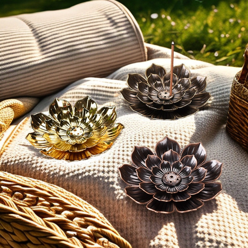 合金 多孔莲花香插禅意线香插香座 家用茶具配件檀香炉香盘托盘,餐饮具,茶道/香炉,淘宝优惠券,粉丝福利购,淘宝优惠卷