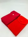 Watch Velvet Bag Red