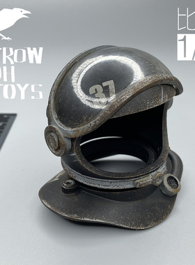 1/6 兵人 CROW DH TOYS 潮流 宇航员 头盔 黑色 白色
