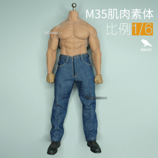 兵人 牛仔裤 TBLeague 肌肉素体 可用 M35 M34包胶素体 强壮