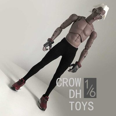 1/6 兵人 CROW DH TOYS 潮流 打底裤 潮流 修身 打底 裤子