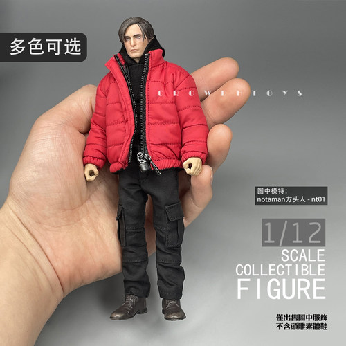 1/12兵人6寸人偶 CROWDHTOYS 潮流 羽绒服MEZCO SHF