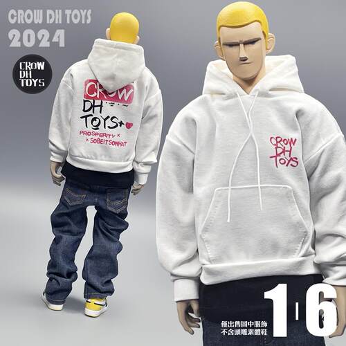 1/6 兵人 CROWDHTOYS 潮流 帽衫 肥大款