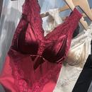 2025秋冬新款 一体杯缎面蕾丝磨毛美背女百搭保暖无痕吊带背心 时尚