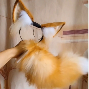 可充电兽耳配件漫展可动猫耳头饰道具电动兽耳朵洛丽塔配饰可爱