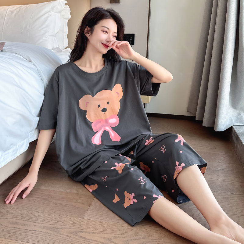 雅芷欣秀女纯棉睡衣200斤可穿