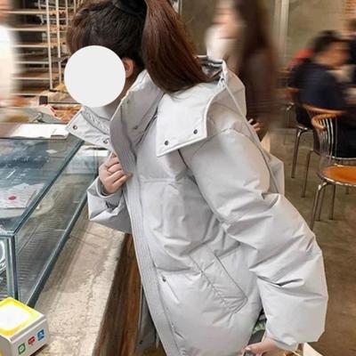 2025新款羽绒棉服女短款加厚保暖连帽棉袄外套宽松小个子面包服潮