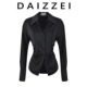 DAIZZEI 设计感收腰显瘦女神范御姐风垂感V领上衣 高级感缎面衬衫