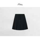 新款 春季 高级感学院英伦风百褶裙独特漂亮半裙女 叙境百褶 郑买买