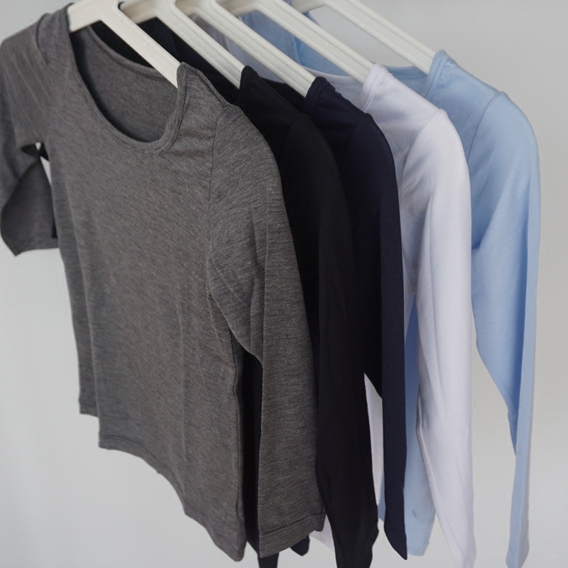 超薄自发热儿童打底衫保暖内衣