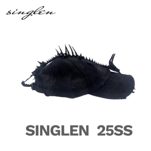 SINGLEN  25ss Made in China烟熏黑龙之铁骑 手工做旧鸭舌帽男女