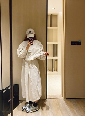 KOGIRL 山系户外休闲秋季新款韩版宽松廓形圆领卫衣半身裙套装女