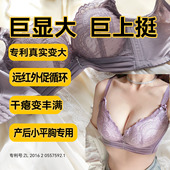 摩珏聚拢文胸调整型65底围不空杯小胸显大内衣聚拢加厚胸罩断奶后