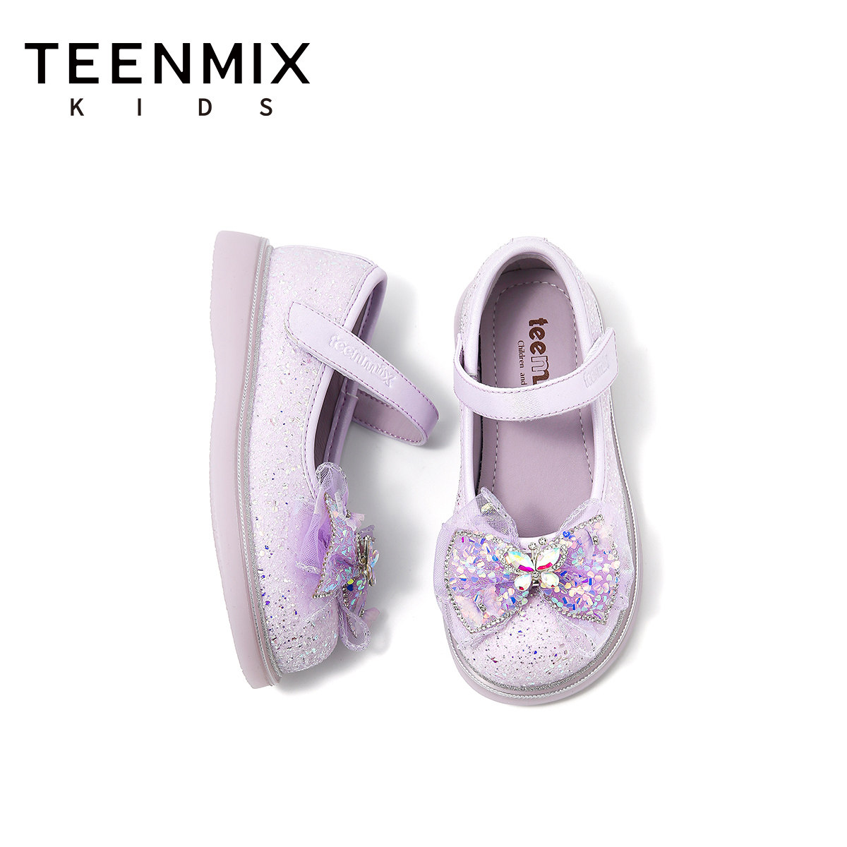 天美意童鞋女童小皮鞋鞋子2026年春秋新款小女孩舞蹈演出鞋公主鞋