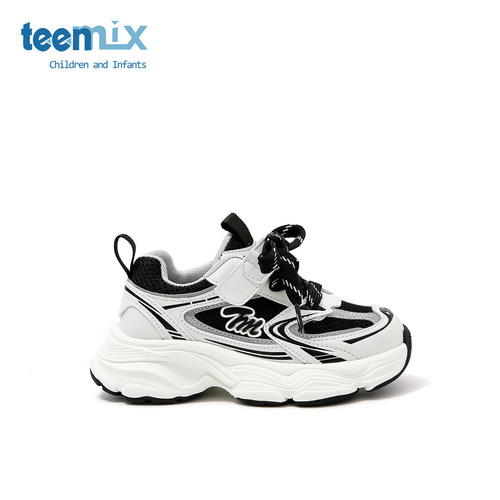 天美意儿童运动鞋，软底软面百搭款