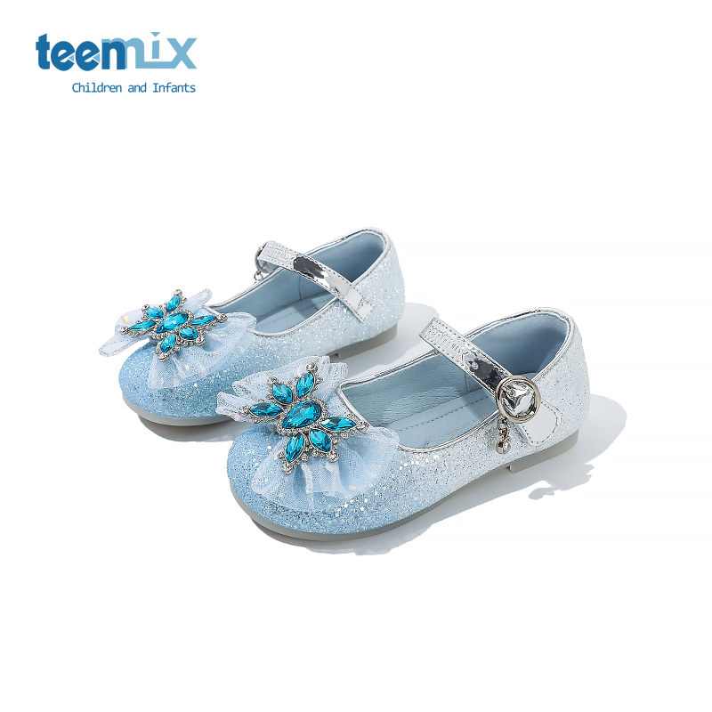 天美意女童公主鞋2025年春季新款儿童水晶鞋亮钻蝴蝶结软底浅口鞋,童鞋/婴儿鞋/亲子鞋,水晶/水钻鞋,淘宝优惠券,粉丝福利购,淘宝优惠卷