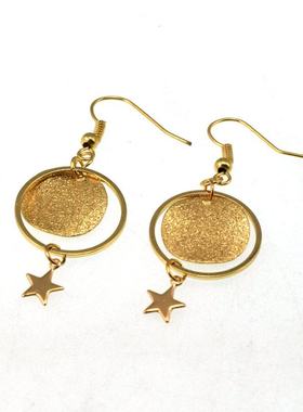 欧美外贸原单流行饰品 简约 个性 五角星 耳环耳坠女 190726