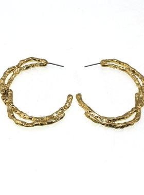 欧美外贸原单流行饰品 质感夸张复古亚光 个性 耳环耳坠女 200425