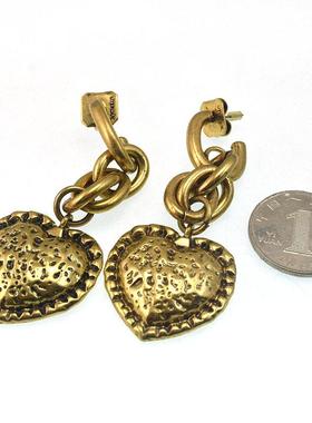 欧美外贸原单时尚饰品质感复古宫廷中古耳钉耳环耳坠耳饰女241212