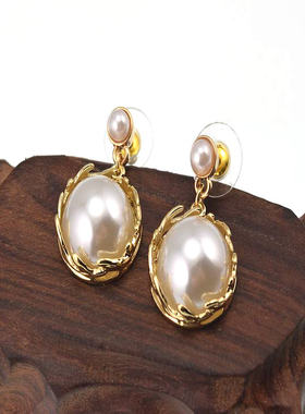 欧美外贸原单流行饰品 镂空 珍珠 耳环耳坠女 181222-20