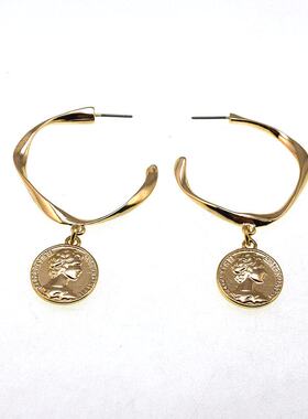 欧美外贸原单流行饰品 简易个性质感 耳环耳坠女 200318