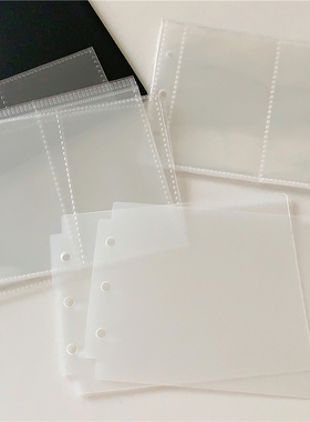 横两宫格3寸明星专辑小卡拍立得照片3孔活页相册卡册内页卡页挡板