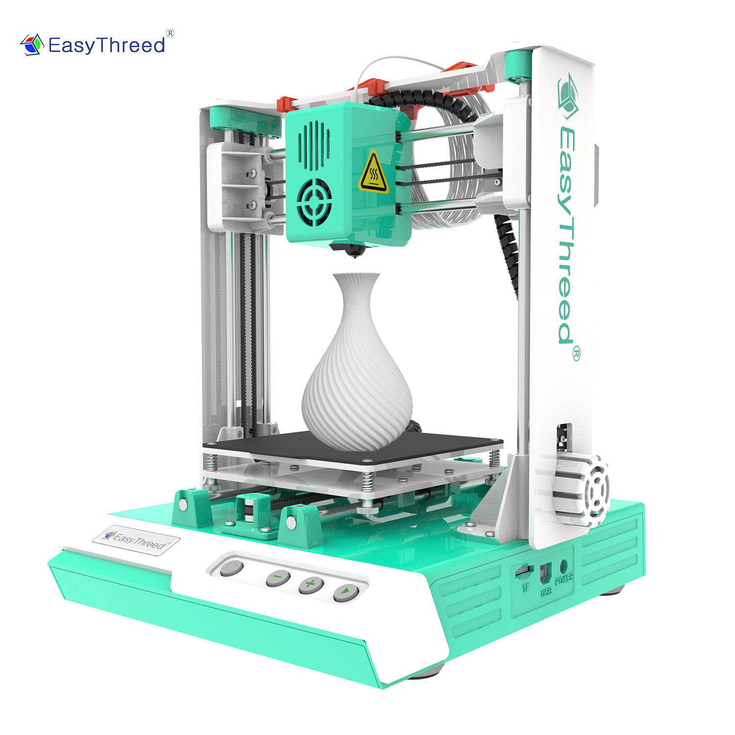 普伦特 K1plus家用教学3D打印机学生玩具桌面小型三维立体打印机