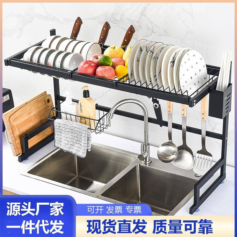 金属厨房碗盘沥水架碗碟架水槽置物架家用碗筷沥碗架晾碗架收纳盒