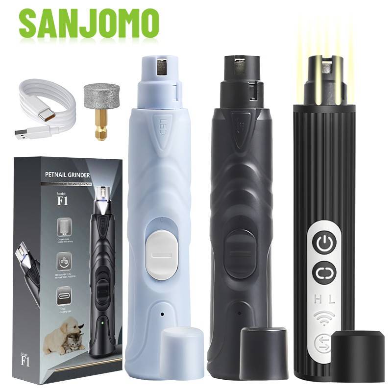 跨境电动宠物磨甲器猫咪狗狗指甲打磨器修磨指甲剪套装大功率