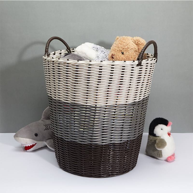 脏衣篓脏衣服收纳筐藤编大容量装放衣物篮子洗衣篮家用网红款衣篓