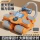 新款 四轮健腹轮自动回弹练腹肌神器家用健身男女卷腹瘦肚子训练器