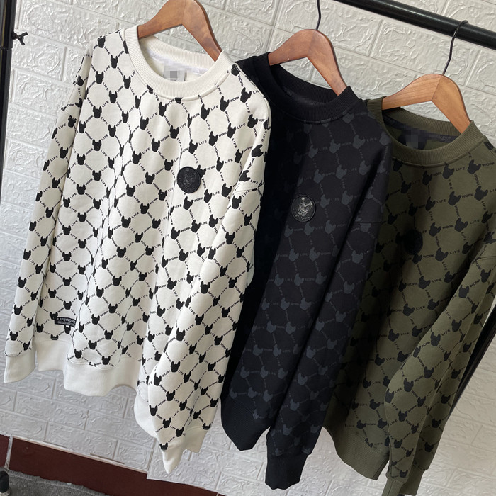 特价。韩单 高品质 印花 休闲潮款 加绒 男女款卫衣卫裤套装