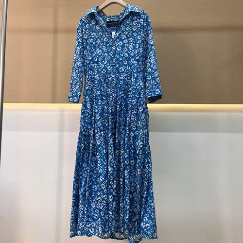 Samantha sung AUDREY DRESS #4  SHIBORI BLOOM薄棉裙A0176  903