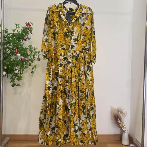 Samantha sung  AUDREY#4薄棉MIMOSA SMALL WHITE含羞草裙不退902