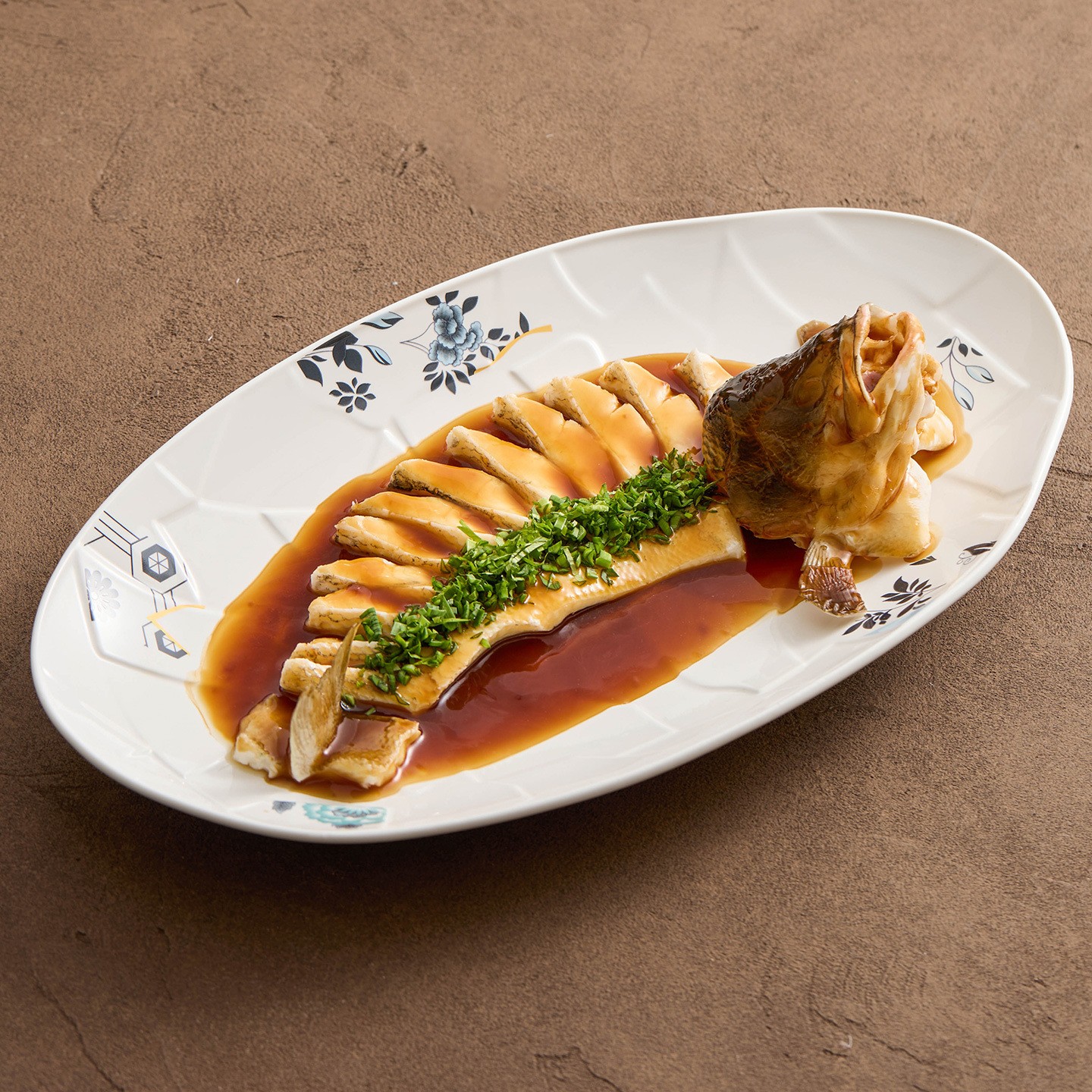 进口裂变纹鱼碟可微波炉陶瓷简约盘子菜盘高颜值酒店家用餐具亮光