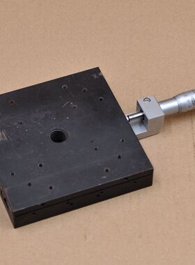 Y轴铁125mm移动平台CHUO中央精机手动精密直线导轨型微调位移滑台