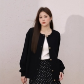 200斤胖MM针织开衫 独特漂亮超好看大码 2025新款 秋装 外套秋装 女装