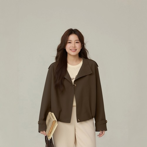 凤凰依屋大码女装短款外套