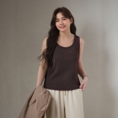 外穿宽松大码 背心罗纹针织200斤胖妹妹MM遮肚子显瘦宽松弹力打底