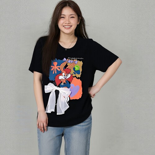 凤凰依屋印花女装百搭T恤上衣