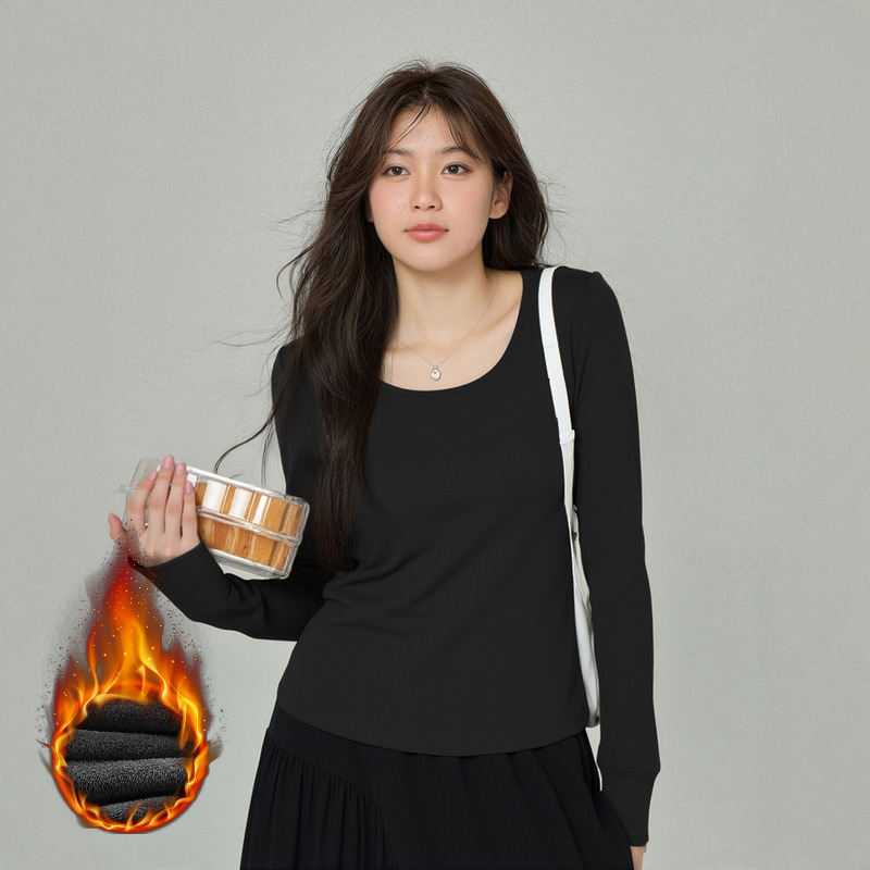 凤凰依屋秋冬打底长袖针织衫