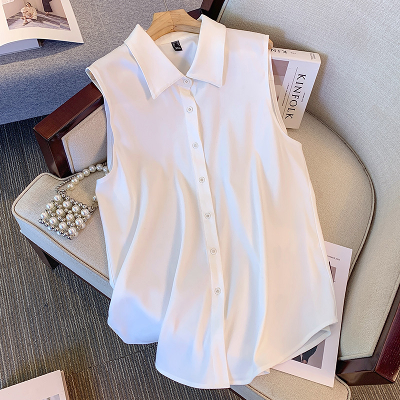 大码女装200斤胖mm胸围130CM中长款白色无袖打底衬衫搭配卫衣屁帘,女装/女士精品,常规大码外套,淘宝优惠券,粉丝福利购,淘宝优惠卷