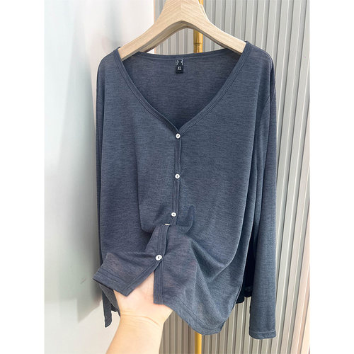 凤凰依屋大码宽松针织开衫