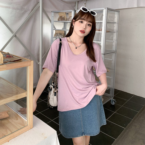 纯色百搭女T恤上衣凤凰依屋